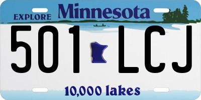 MN license plate 501LCJ