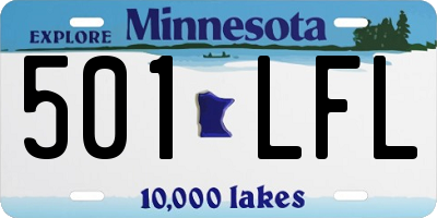 MN license plate 501LFL