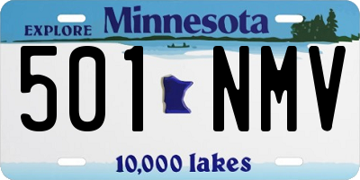MN license plate 501NMV