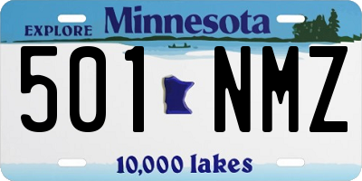 MN license plate 501NMZ