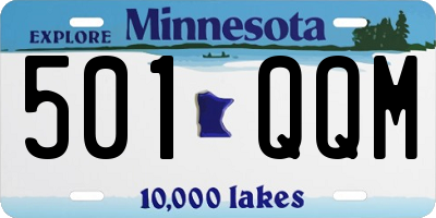MN license plate 501QQM