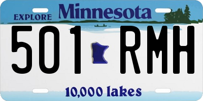 MN license plate 501RMH