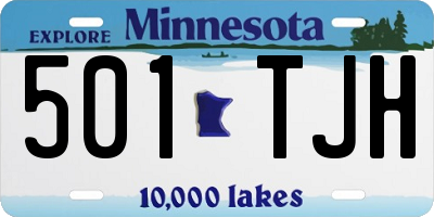 MN license plate 501TJH