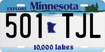 MN license plate 501TJL