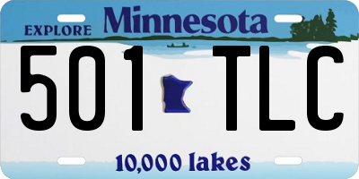 MN license plate 501TLC