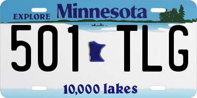 MN license plate 501TLG