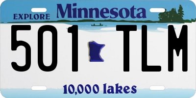 MN license plate 501TLM