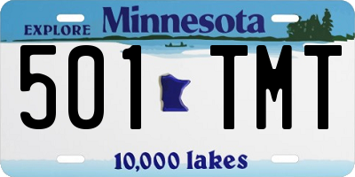 MN license plate 501TMT