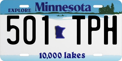 MN license plate 501TPH