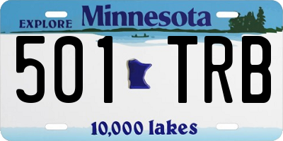 MN license plate 501TRB