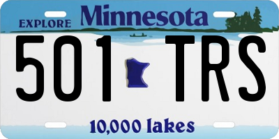 MN license plate 501TRS