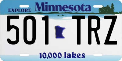 MN license plate 501TRZ