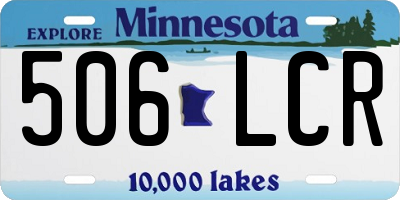 MN license plate 506LCR