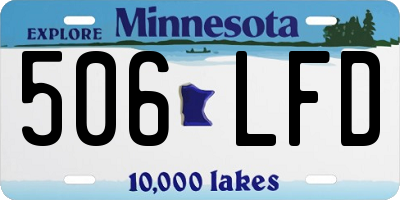 MN license plate 506LFD