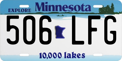 MN license plate 506LFG
