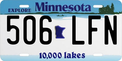 MN license plate 506LFN