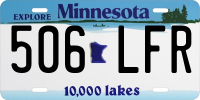 MN license plate 506LFR