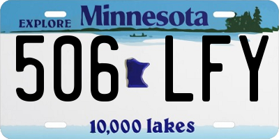 MN license plate 506LFY