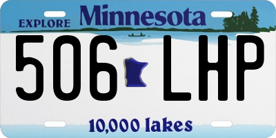 MN license plate 506LHP