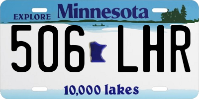 MN license plate 506LHR