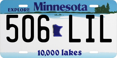 MN license plate 506LIL
