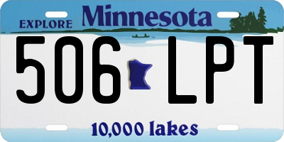 MN license plate 506LPT