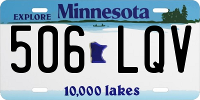 MN license plate 506LQV
