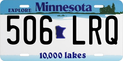 MN license plate 506LRQ