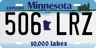 MN license plate 506LRZ