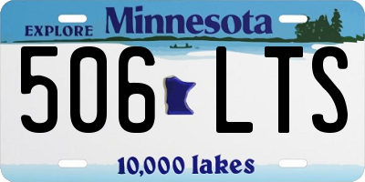 MN license plate 506LTS