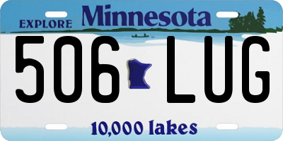 MN license plate 506LUG
