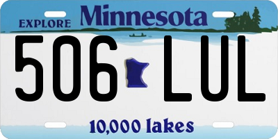 MN license plate 506LUL