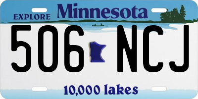 MN license plate 506NCJ
