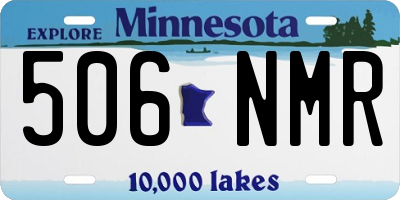 MN license plate 506NMR