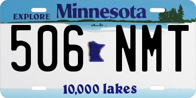 MN license plate 506NMT