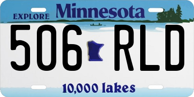 MN license plate 506RLD