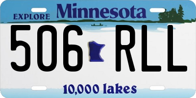MN license plate 506RLL