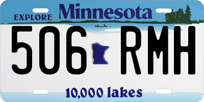 MN license plate 506RMH
