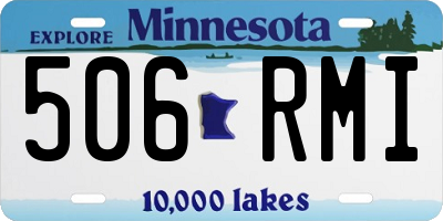 MN license plate 506RMI