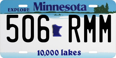MN license plate 506RMM