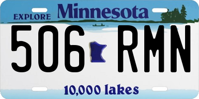 MN license plate 506RMN