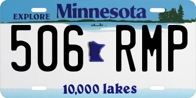 MN license plate 506RMP