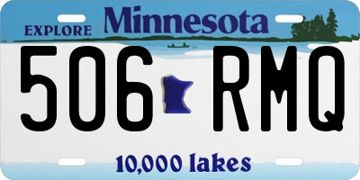 MN license plate 506RMQ