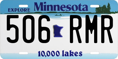 MN license plate 506RMR