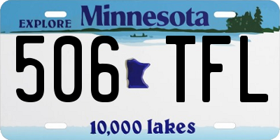 MN license plate 506TFL