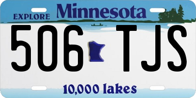 MN license plate 506TJS