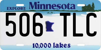 MN license plate 506TLC