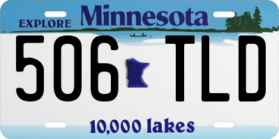MN license plate 506TLD