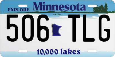 MN license plate 506TLG