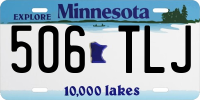 MN license plate 506TLJ
